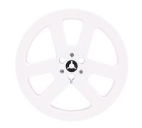 Hiraith 7 Inch Nab Flange Take Up Reel, High Hardness Sound Tape Takeup Reel Replacement for Studer Recorder, Superior Sound Quality, Universal Replacement (White)