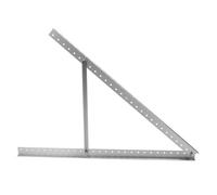 Hiraith Adjustable Solar Panel Tilt Mount Bracket with Strong Compatibility and Rugged Design for Roof Garages, Aluminum Alloy Material