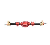 Hiraith Aluminum Alloy RC Rear Axle Upgrade Parts for SCX10 PRO Red, Durable Balanced Performance for RC Car, Convenient Installation