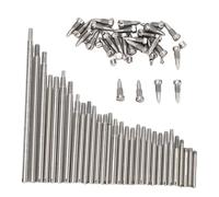 Hiraith Bassoon Repair Accessories Roller Fastening Screws Threaded Rods Grooved Blocks Wind Instrument Replacement Parts