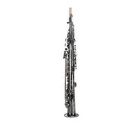 Hiraith Bb Soprano Saxophone Durable Straight Sax Kit for Performances, Beginners, and Wind Ensembles B Flat Brass Full Kit with Accessories