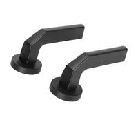 Hiraith Black Silent Design Interior Door Handles for Bedroom Split Structure Strong and Durable Metal Door Handle for Passage,Black