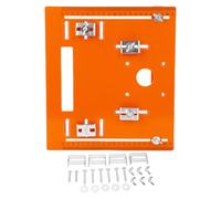 Hiraith Circular Saw Base Plate 28x25cm Router Table Insert Plate with Clear Scale Markings for Woodworking