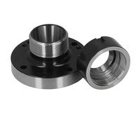 Hiraith CNC Collet 100mm Diameter, 54mm Height | Carbon steel material, secure fixing, high accuracy 0.005, compatible with engraving tools