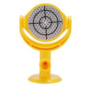 Hiraith Compatible Total Station Reflection Target, 60mm Diameter ABS Reflective Plate with 2mm Constant & Crosshair, Ideal for Tunnel/Mine/Highway Surveying