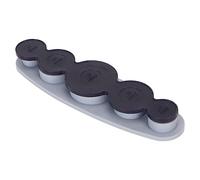 Hiraith Covered Buttons Cover Tool Kit, 5 Sizes DIY Sewing Notion for Embroidery Quilting Wool Knitting with Cloth Button Maker Kit for Sewing Crafts