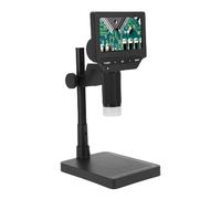 Hiraith Digital Microscope 4.3 Inch Screen 1000x Magnification Digital Microscope Magnifier with LED Lights Stand for Identification Electronics Repair