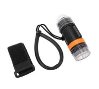 Hiraith Dive Strobe Light High Brightness LED Signal Flashlight for Underwater Adventure ABS 150g (Black)