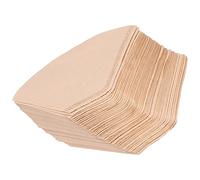 Hiraith Fan Shaped Coffee Filter Paper for 2-4 Cups | Non bleached, wood pulp, durable, tear resistant, easy to use, elegant design