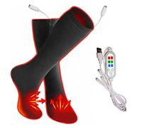 Hiraith Heated Socks, Electric Heated Socks, USB Foot Warmer for Sleeping Motorcycle, Skiing, Camping, Hiking and Hiking