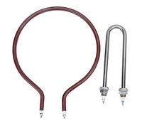 Hiraith Heater Tube 300W Stainless Steel U-Shaped, Durable Humidifying Tube for Chicken Duck Goose, Temperature Control Humidity Control, Screw Fastening, Replacement Part