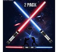 Hiraith Lightsaber 2 in 1 Lightsaber Star Wars Children's Original with Light & Sound, 7 Colour Changing Lighting Toy Gift Children Adults