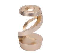 Hiraith Metal Spiral Gyroscope Toy, Rotating Stress Relief Desktop Art Decoration for Adults Office, Handcrafted Aluminium Alloy, 2.6 X 1.7in (Gold)