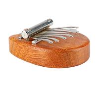 Hiraith Mini Kalimba Professional 8 Key Thumb Piano Mahogany Wood for Easy Play for Beginners Portable with Lanyard