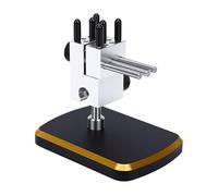 Hiraith Mini Vise Table Top Clamp 360° Rotation, 0.01-1.25 Inch | 6061 aluminum alloy, precise jaws, compact design, suitable for jewelry, low profile