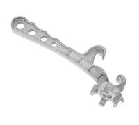 Hiraith Multi Function Bucket Opener, Heavy Duty Aluminum Alloy Bung Wrench for 5-55 Gallon Drums, Paint Cans & Buckets, Rustproof, Home & Industrial Use