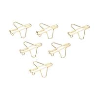 Hiraith Paper Gold Airplane Paper Clips 13×9×2 100pcs Paper Clips Portable Anti Rust Electroplating Gold Cute Airplane Shaped Metal Paper Clip for Bder Cute Office Supplies