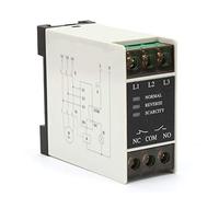 Hiraith Phase Sequence Protector, 220-440V AC Relay | Dynamic & static phase loss protection, Voltage imbalance safety, Fast wrong phase detection, Industrial equipment