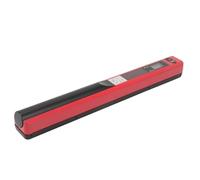 Hiraith Photo Portable Scanner 900DPI Compact Handheld Document Scanner, Portable for Home and Office Use with 32G Storage, USB Connection, JPEG and PDF Formats (Red)