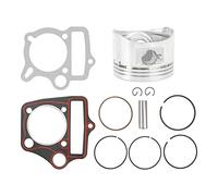 Hiraith Piston Rings Gasket Set Piston Ring Kit Pin Kit 52.4mm 13mm 4 Stroke Engine Parts with Magnet O Rings for Chinese ATV Dirt Bike Pit Bike Go Kart