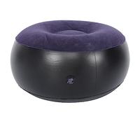Hiraith Portable Inflatable Flocking Stool Chair, Multi-Use Camping Footrest & Ottoman for Outdoor/Home/Office, Eco-Friendly PVC, Ultra-Lightweight, Folds Compact for Travel
