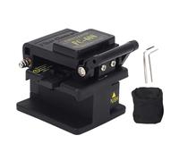 Hiraith Professional Fiber Optic Cleaver, Fiber Optic Cleaver, 16-Point Tungsten Steel Blades with 0.5° Precise, Automatic Return for Hot/Cold Splicing, 3-in-1 Fixture
