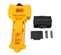 Hiraith Professional Plastic Door Latch Mortiser Kit, Latch Mortiser Tool, Built-in Chisel & Blades for 1-3/8" to 1-3/4" Doors, Interchangeable Square/Round Cutters