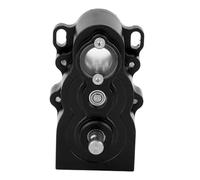 Hiraith RC Gear Box, Aluminum CNC Vertical Gear Box for SCX10 1/10 RC Car Upgrade Parts, Efficient Transmission System, Adjustable Gear Ratio, Simple Maintenance (Black)
