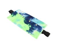 Hiraith Reptile Sling Carrier Soft Corals Fleece Lizard Travel Pouch Lizard Carry Sling Outing Adjustable Strap Button Opening Small Pet Carrier with Wide Opening (Turquoise)