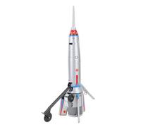 Hiraith Rocket Toy, Retro Decorative Tin Rocket Ship Model, Collectible Vintage Rocket Toy for Bars, Stores, Homes, and Collectors, Tinplate