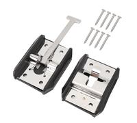 Hiraith RV Trailer Door Holder Stainless Steel, Sturdy T Style Entry Door Catch with Keeper for RVs, Campervan, and Trailers, Made of High Strength Stainless Steel (4inch)