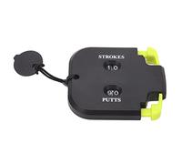 Hiraith - Score Counter, 2 Players, 2-Digit Plastic Strike Putt Counter with Additional Zero Setting Function 2 Players (Black and Green)