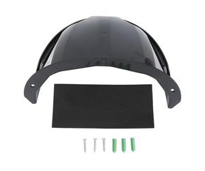 Hiraith Security Camera Sun Rain Shield Hard Cover for Dome PTZ Surveillance Camera, Convenient Interior for Clean Room Environment, Durable ABS Material for Outdoor Use (Black)