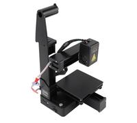 Hiraith Small 3D Printer with 100x100x100mm Print Size, One Click 3D Printing Machine Supports 1.75mm PLA TPU Filament for 7 8 10 (32 Bit 64 Bit), FDM Compact DIY Desktop 3D Printer (Black)