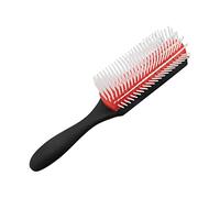 Hiraith Static Free Detangling Hairbrush ABS Frosted 9 Row Curly Hair Brush for Styling Medium to Low Density Hair 7.9in