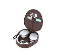Hiram Full-Grain Leather Headphone Case Replacement for Apple AirPods Max, Handmade Portable Headphone Case Compatible with Apple AirPods Max