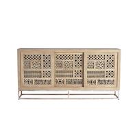 Hiram Sideboard - Carved Mango Wood - 3 Door - Extra Large - 190cm