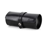Hiram Watch Roll Travel Case for Men 3 Watches Handmade Genuine Leather Watch Storage Box Portable Watches Travel Organizer
