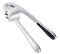 HiramWare Garlic Press, Premium Rust Proof Kitchen Garlic Mincer Crusher Squeezer with Ergonomic handle, Ginger Crusher with Good Grip, Easy to Clean, Dishwasher Safe