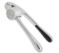 HiramWare Garlic Press, Premium Rust Proof Kitchen Garlic Mincer Slicer Crusher Squeezer with Ergonomic handle, Ginger Crusher with Good Grip, Easy to Clean, Dishwasher Safe