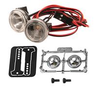 HIRCQOO 1/10 RC Car RC Car LED Light Headlights Spotlight Compatible with Traxxas TRX-4 TRX-6 Axial SCX10 90046 AXI03007 Redcat Gen8 1/10 RC Crawler Car Truck (20MM A)