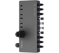 Hiree Guitar Pedal Power Supply Adapter Station Distributor 10 Isolated DC Output for 9V/12V/18V Effect PedalBoard with 4 AC Outlet for Charging Speaker, Musical Instruments