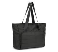HiRiley Tote bag for Women 15.6 inch Laptop Puffer Bag and Work Handbags with Zipper for Travel,Daily,School,Quilted Nurse Shoulder Nylon Purse Black