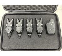 Hirisi 4 x Carp Fishing Bite Alarms with Receiver. Packed with features, compact alarms for Carp/Coarse Fishing …