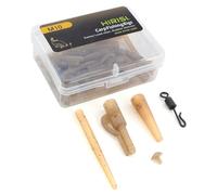 Hirisi Tackle Helicopter Rigs für Hair Rigs, Sicherheitsclips, Haken, Wirbel, Gummipuffer(Karpfenangeln)