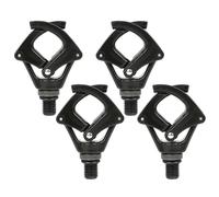 Hirisi Tackle Pack of 4 Carp Fishing Rod Rest Head - For All Rod Holders - Black - Carp Fishing Accessories - Ideal for Rod Pods and Rod Stand