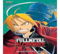 Hiromu Arakawa Fullmetal Alchemist (3-in-1 Edition), Vol. 1 Paperback Book Hiromu Arakawa Multicolor