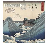 Hiroshige 2026 - Wand-Kalender - Broschüren-Kalender - 30x30 - 30x60 geöffnet - Kunst-Kalender