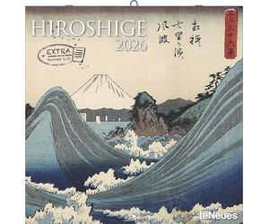 Hiroshige 2026 - Wand-Kalender - Broschüren-Kalender - 30x30 - 30x60 geöffnet - Kunst-Kalender