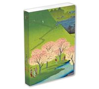 Hiroshige Cherry Blossoms Hardcover Journal: Lined Notebook: With Ribbon Bookmark: Blank Notebook with Ribbon Bookmark